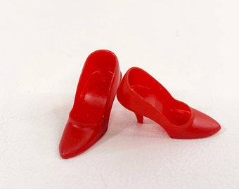 Chaussures Anciennes Pour Poupée De Mode - Vintage, Occasion