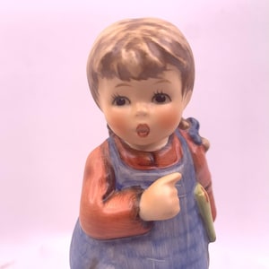 Hummel Figurine I Wonder Goebel 1988 M.I. Hummel Club Exclusive Edition 1990/91 Germany TMK Collectible Girl Figurine