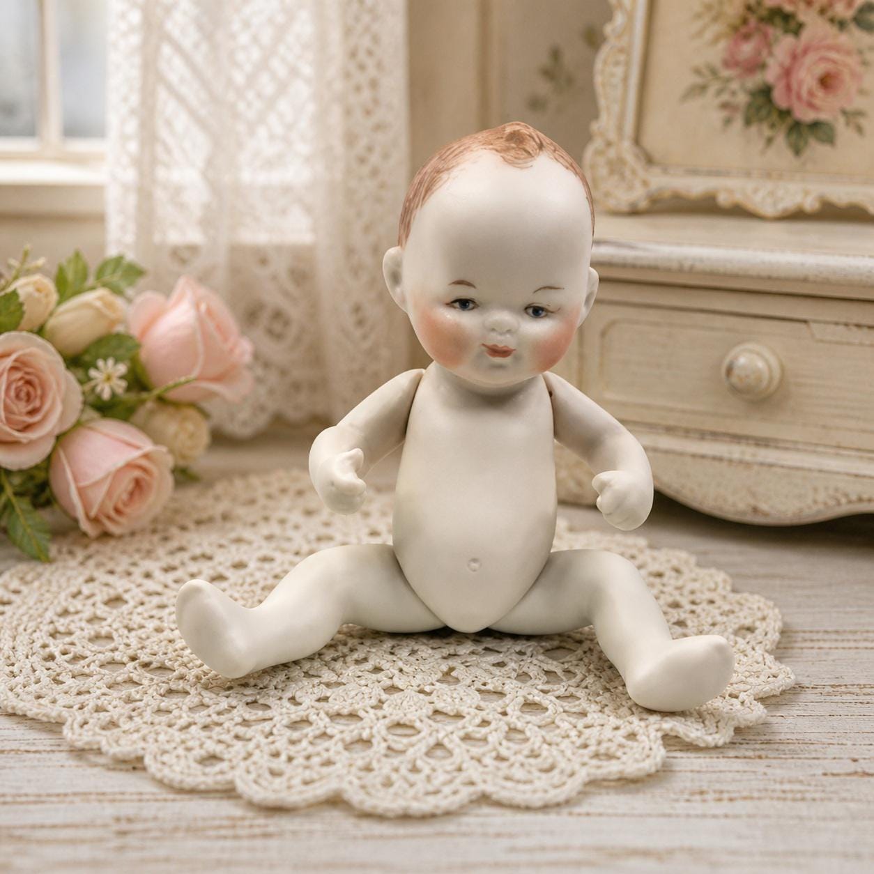 Antique bisque doll - Etsy 日本