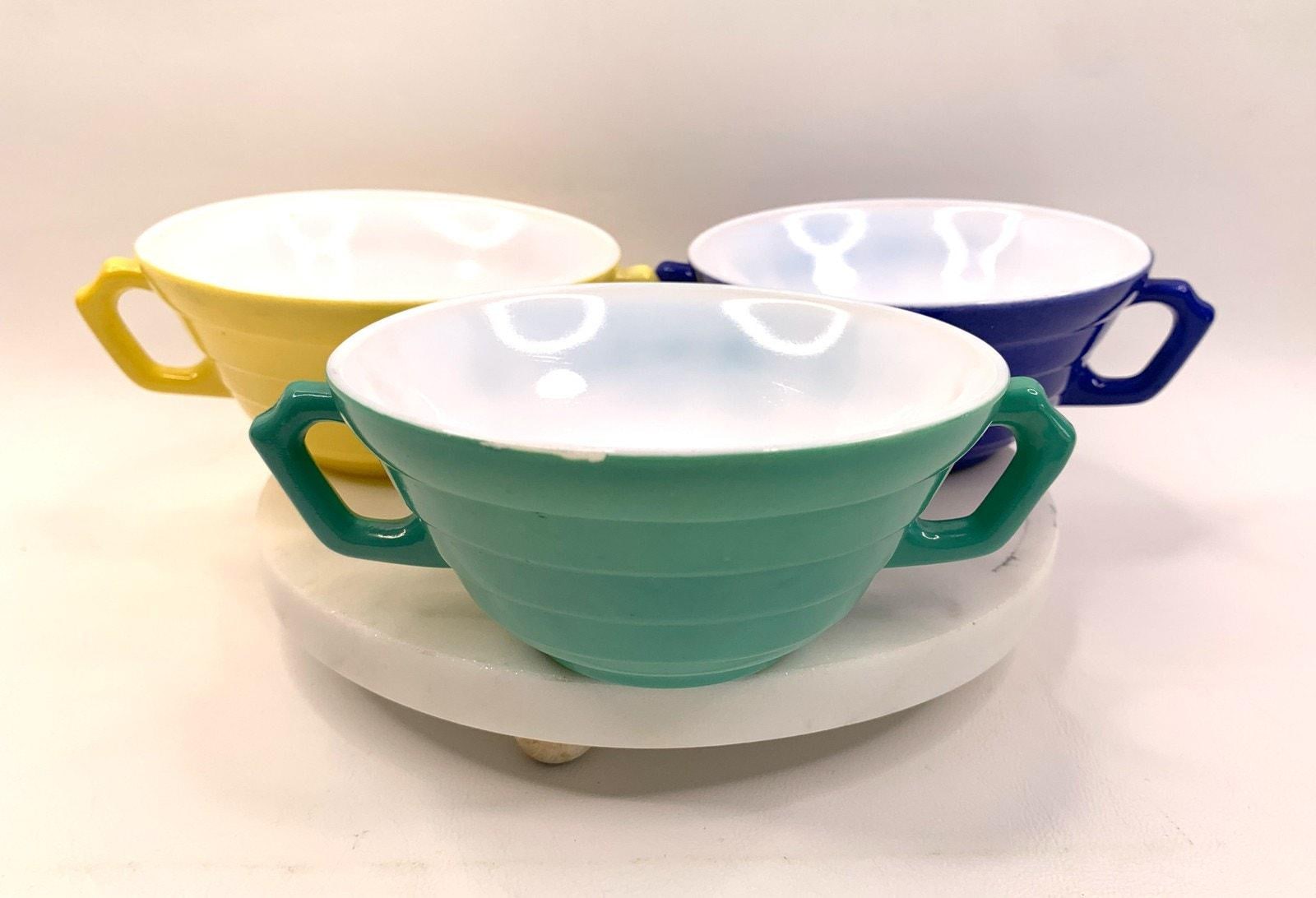 ヴィンテージ ヘーゼルアトラス モダントーン クリームスープ