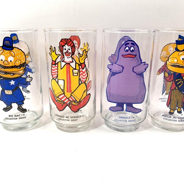 Mcdonalds Glasses - Etsy