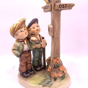 Goebel Hummel Which Way Figurine #331 Two Boys at Signpost Goebel Germany