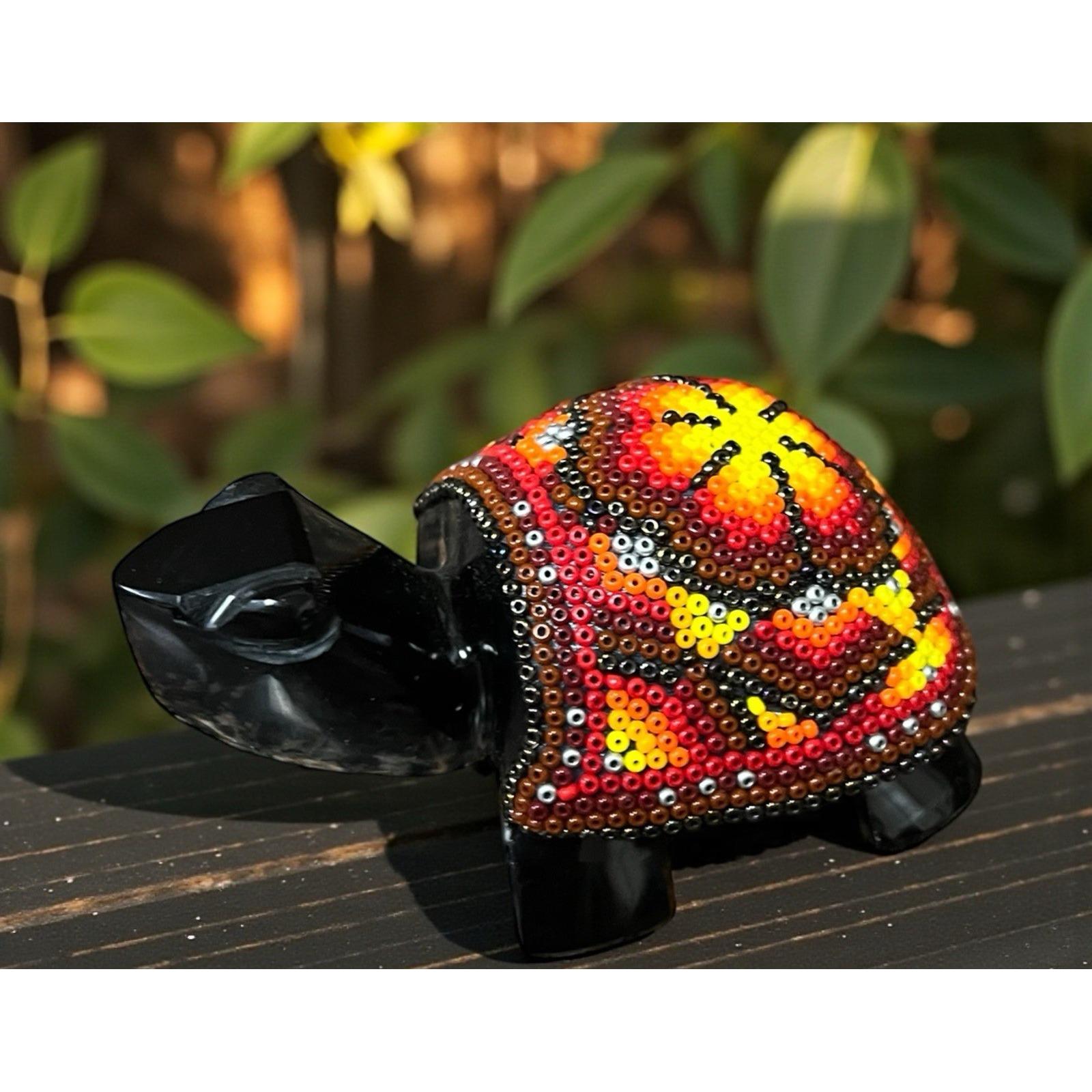 Mexican Obsidian Turtle - Etsy