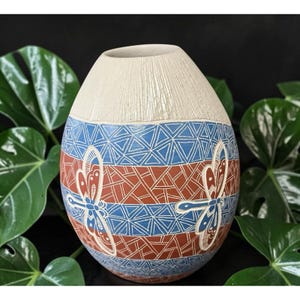 Mata Ortiz Pottery Mariela Tena Hernandez Dragonfly Jar Vase Olla Mexican Art