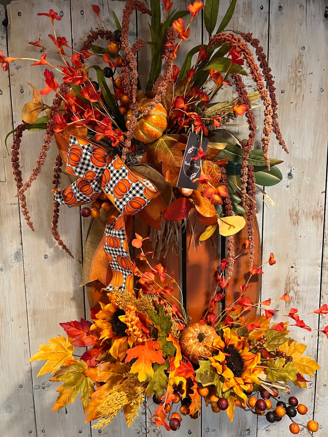 Fall Pumpkin Decor, Fall Decor, Wooden Pumpkin, Autumn Decor, Halloween