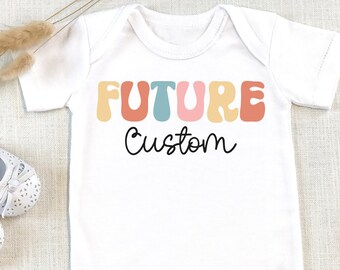 Custom Profession Baby Bodysuit, Personalized New Mom Gift