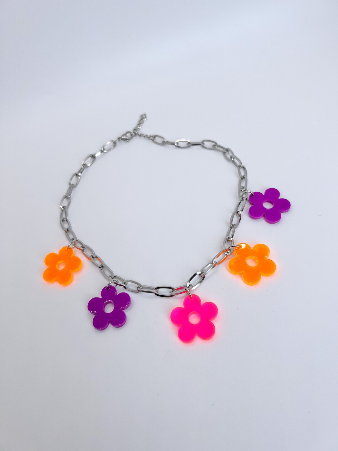 Daisy Choker EDM Jewelry, Music Festival Accessory, Rave Necklace