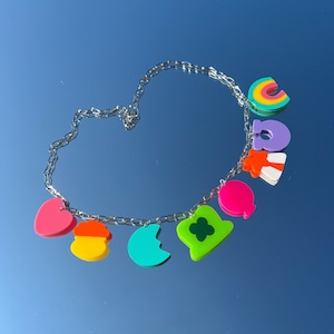 Lucky Charms Belt (festival jewelry, festival accessory, marshmallow, rave jewelry, rave belt, lucky charms jewelry)