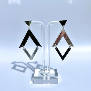 Resistance Earrings (festival jewelry, rave earrings, techno earrings, techno accessory, festival earrings, geometric earrings)