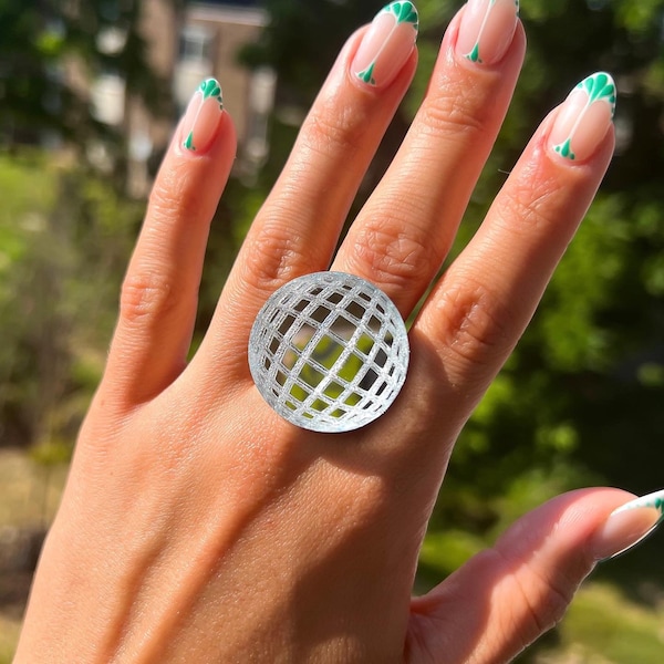 Disco Ball Ring Etsy