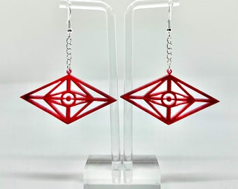 Slander Eye Earrings (festival jewelry, slander earrings, slander merch, EDM jewelry, rave earrings, festival accessory)