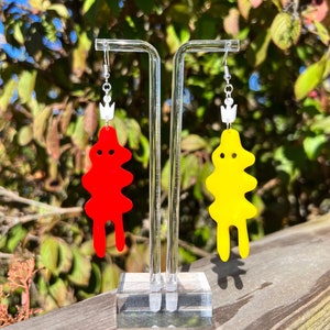 Born Dirty Earrings (EDM earrings, festival jewelry, rave earrings, rave accessory, festival earrings, DJ inspired, house music accessory)