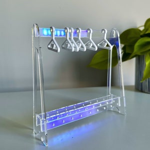 Earring Wardrobe Display (earring display, earring storage, jewelry display, jewelry wardrobe, Jewelry holder, acrylic jewelry display)