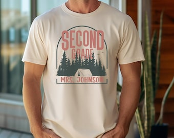 Camping Out Grade Team Shirts, Teacher Grade Level Shirts, Back to School Tees, 2nd Grade, School  Camp Class Tee, Custom Grade Level Tee