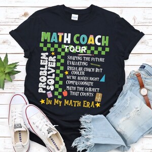 Math Coach Tour Back to School Shirts, Math Coach Tour Tee, Back to School Shirt, Mathematics Coach Tour Tshirt, Math Coach Problem Solver