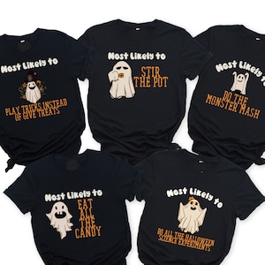 Most Likely To Halloween Shirts, Funny Teacher Halloween Shirts, Matching School Halloween Tshirts, Matching Group Teacher Shirts, Costumes