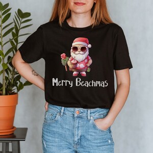 Tropical Family Christmas Shirts,  Matching Family Beach Xmas Shirts, Funny Family Christmas Beach Tees, Christmas Vacation Beach Shirts,