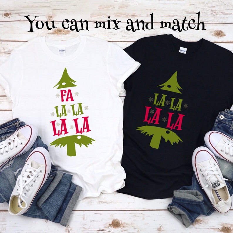 Couples Christmas Pajamas, Xmas Couples Shirts, Funny Couple Pajamas