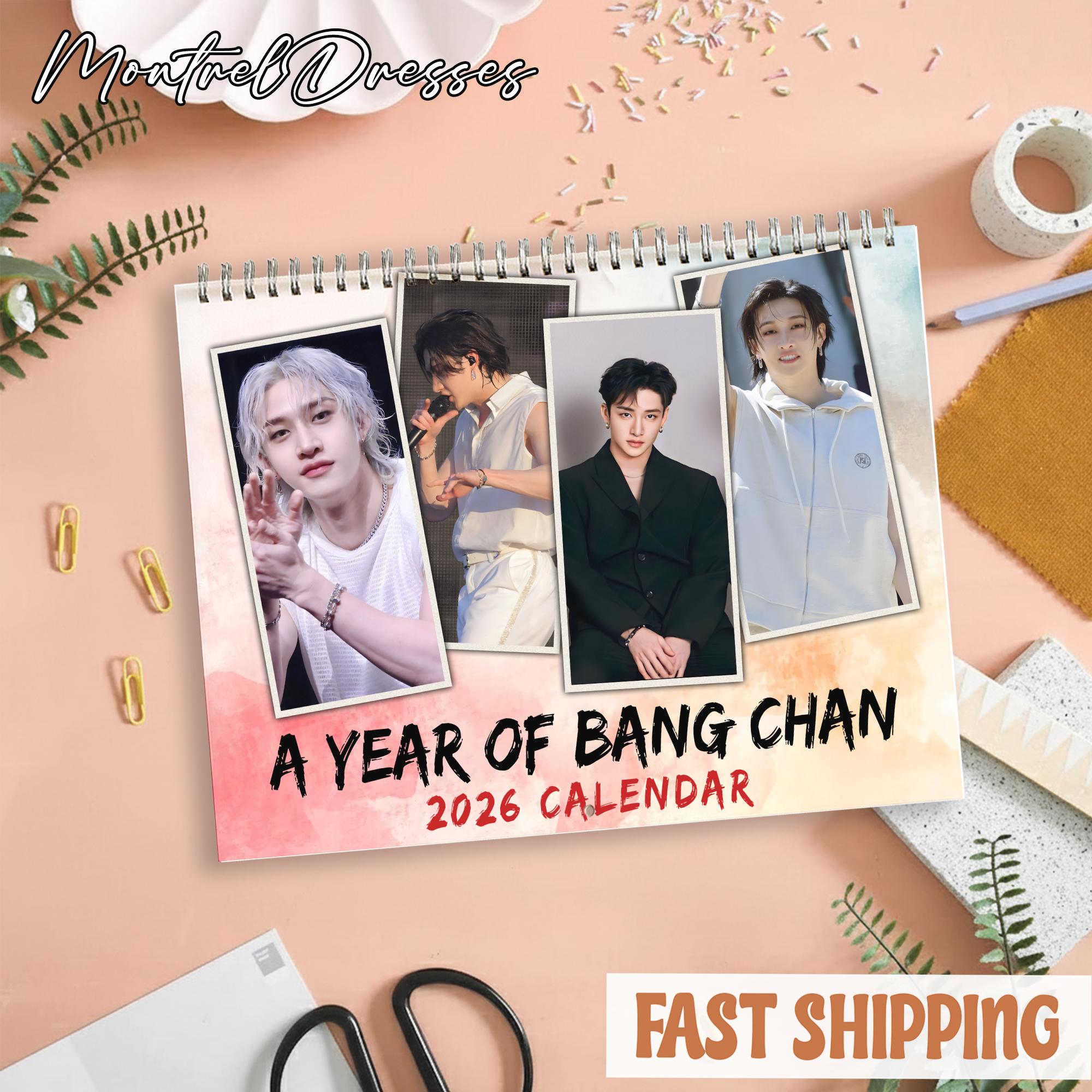 Calendario De Mesa Stray Kids 2026 | Calendario K-Pop Para Fans | Tamaño 13x23 Cm