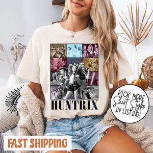 Comfort Colors Huntrix Kpop Demon Hunters Shirt, Demon Hunters Shirt, Huntrix Girls Shirt, Mira Rumi Joey Shirt, Demon Hunter Shirt