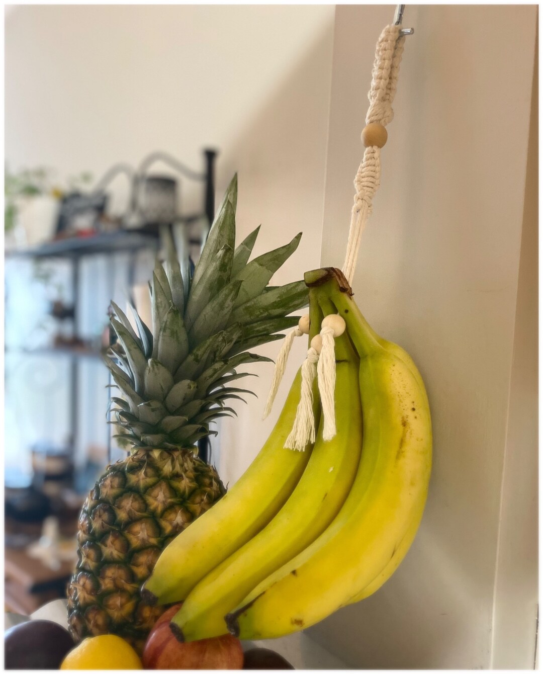 Macrame Banana Hanger Macrame Fruit Storage Fruit Hanger Etsy
