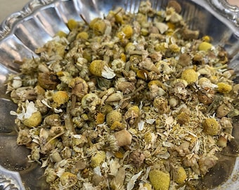 Flores de manzanilla orgánicas secas – Hierba para brujería, té de hierbas