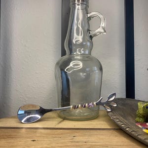 Amethyst Tea Spoon - Crystal Tea Spoon, Sugar Spoon, Spice Spoon, Kitchen Witch Spoon, Gemstone Teaspoon, Witchy Gifts,  Witchy Decor