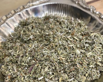 Hoja de salvia seca orgánica - Hierbas de brujería, Salvia officinalis
