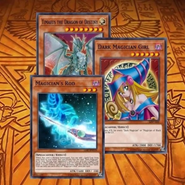 Dark Magician Deck Etsy