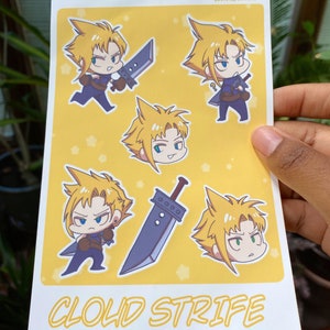 ファイナルファンタジー7 クラウド・ストライフ FF7 ステッカーシート