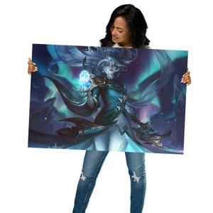 Winterblessed Diana Splash Art Poster - League of Legends - 12K Res