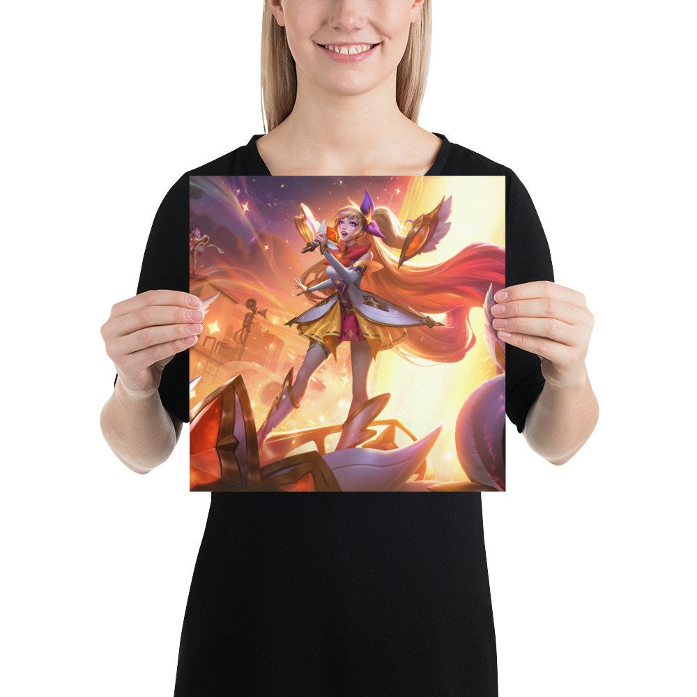 Star Guardian Seraphine Splash Art Poster League of Legends 12K Res Etsy