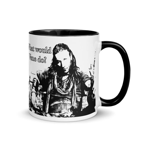 Black Sails Charles Vane Mug with Black Inside