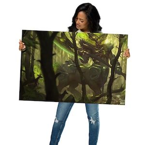 Elderwood Hecarim Splash Art Poster - League of Legends - 12K Res