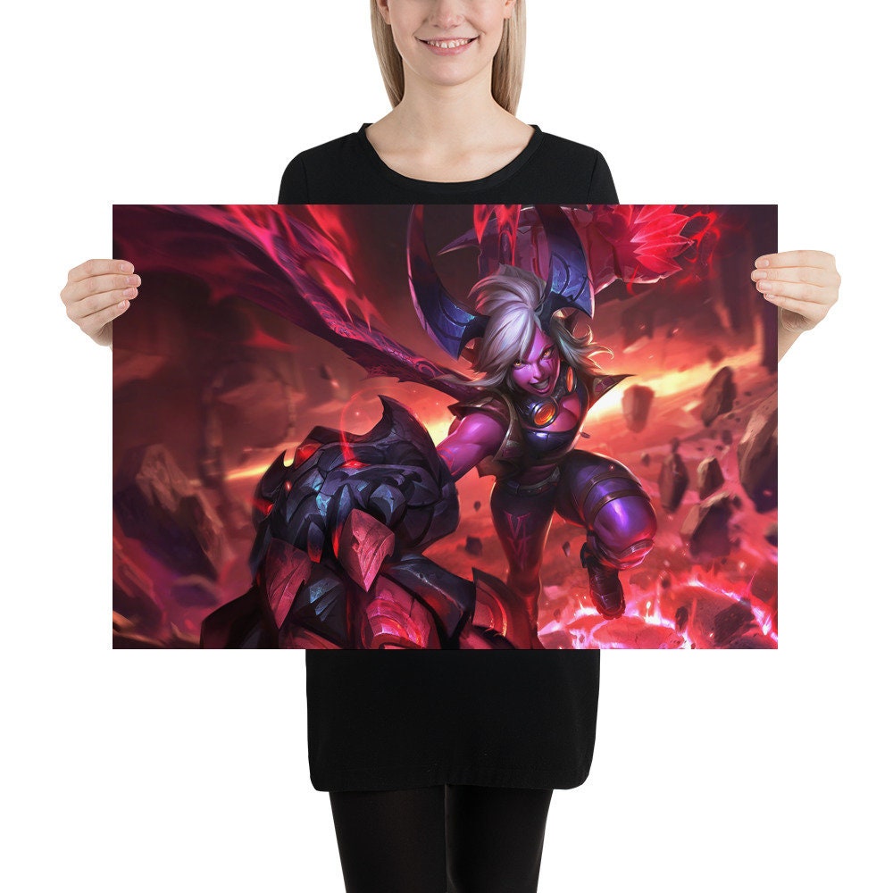 League Of Legends the Grandmaster at Arms Jax – GL Canvas Print Art