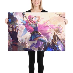 Seraphine Splash Art Poster - League of Legends - 12K Res