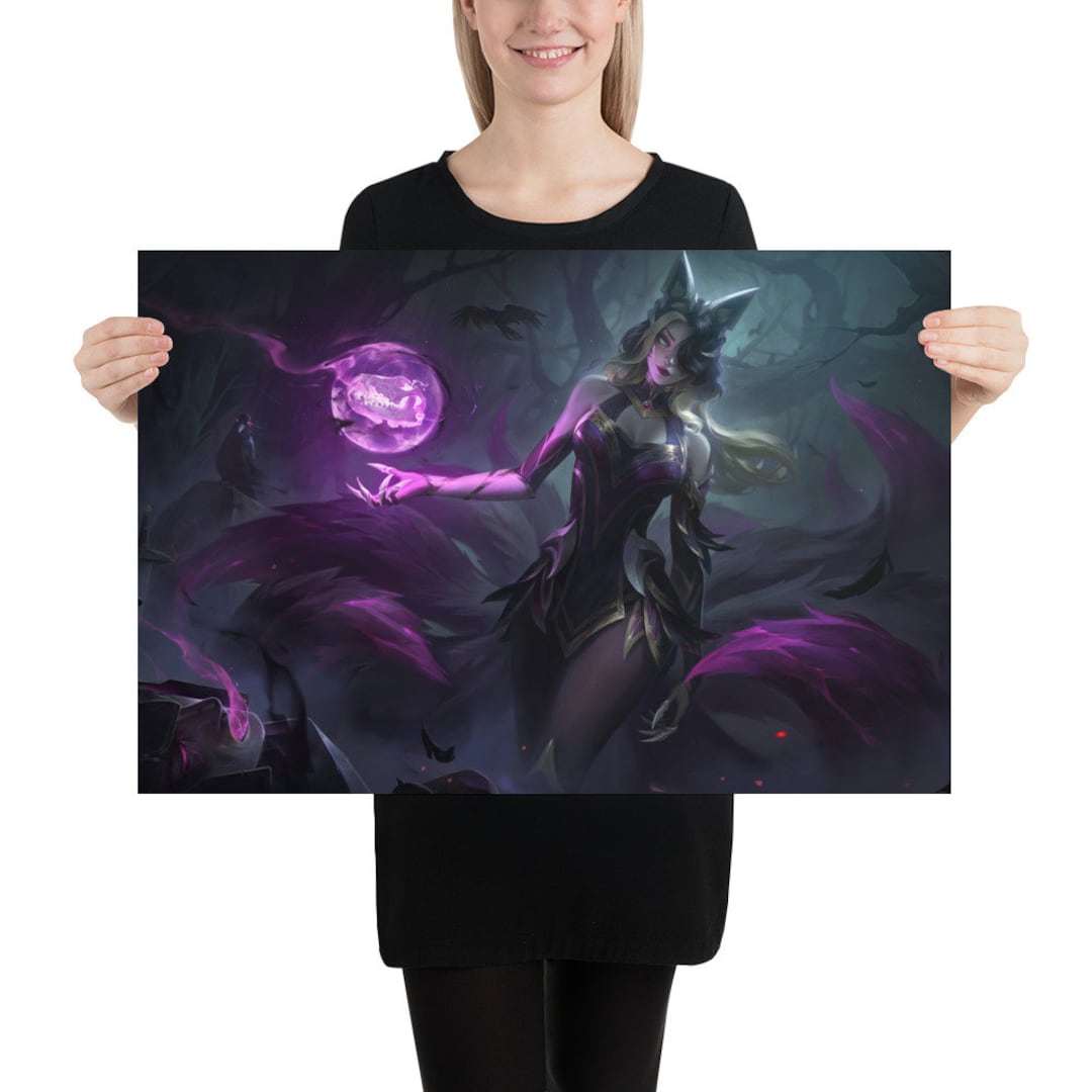 Coven Ahri Splash Art Poster - League of Legends - 12K Res - Etsy