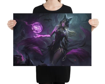 Coven Ahri Splash Art Poster - League of Legends - 12K Res