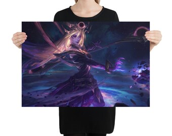 Dark Cosmic Lux Splash Art - Poster League of Legends - 12K Res