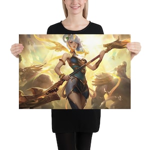 Lunar Empress Lux Splash Art Poster - League of Legends - 12K Res