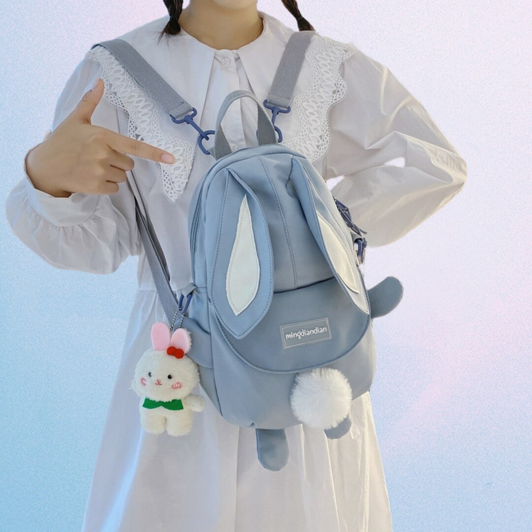 Cute Rabbit Backpack Anime Backpack Kawaii Bag for Girls Etsy
