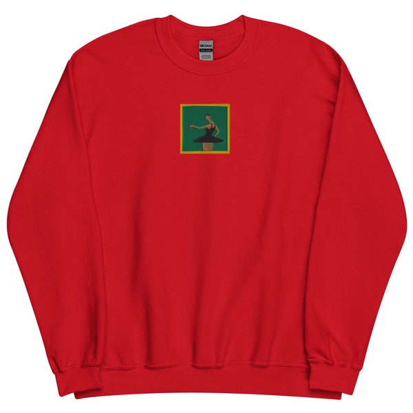 Kanye West Yeezy My Beautiful Dark Twisted Fantasy MBDTF geborduurd album sweatshirt met ronde hals