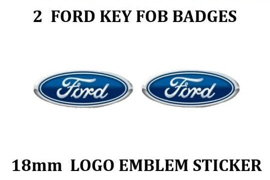 Autocollant Logo Ford 18mm - Porte-clés Ou Décoration