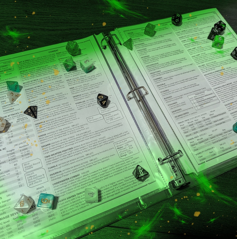 Vertical D&D Printable Dungeon Master Screen Insert - Etsy