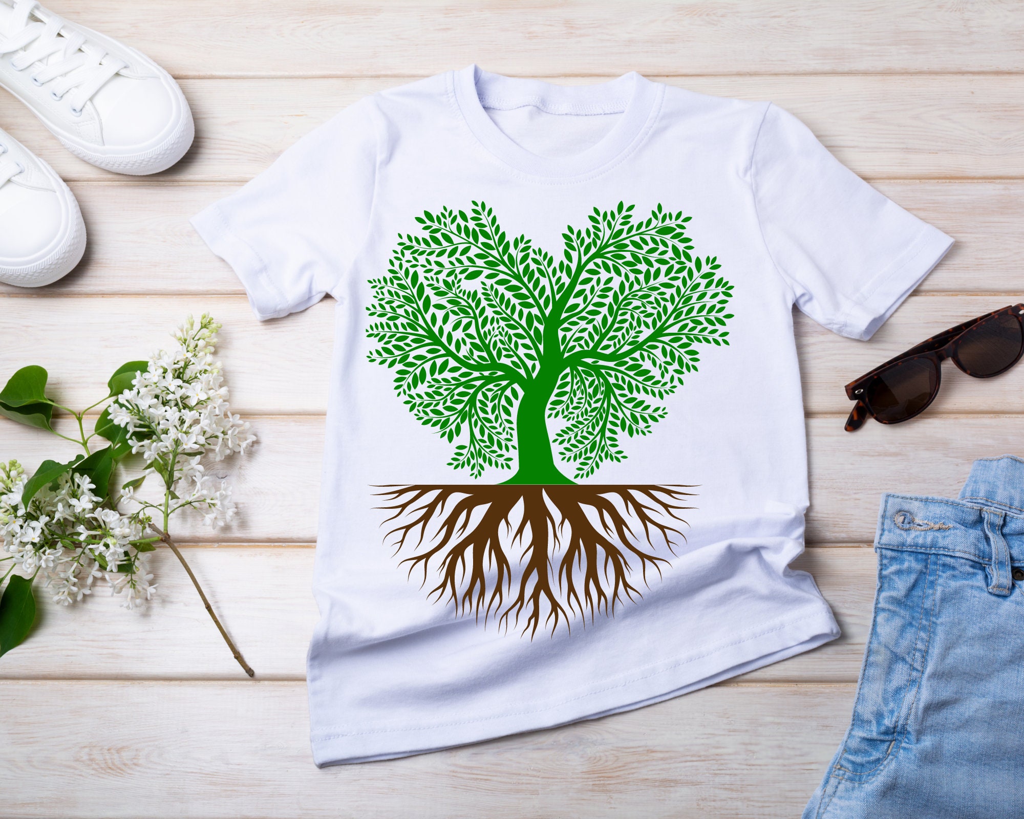 Tree With Roots SVG Roots Svg Family Tree Svgfamily - Etsy