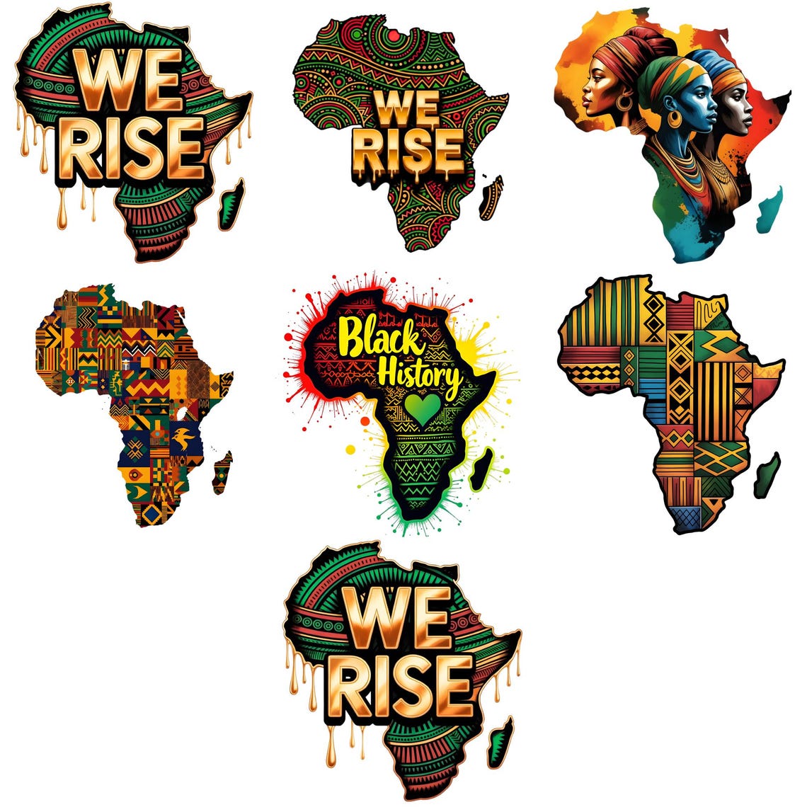 African Map Clipart , Africa Continent Outline Illustration, Geography ...