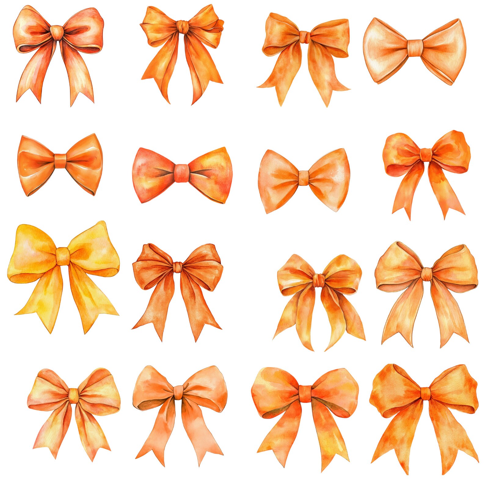 29 個の水彩オレンジリボン クリップアート PNG バンドル、コケット リボン クリップアート、かわいいレース リボン、シルク コケット リボン  デザイン、ガーリー クリップアート、デジタル ファイル - Etsy 日本, image size:1588x1588