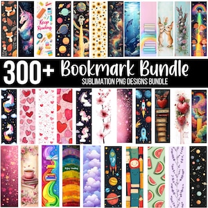 300+ Bookmarks PNG Bundle, School Bookmarks PNG, Birthday Bookmark, Printable Bookmark Sublimation, Fun Bookmarks For Kids, Reading PNG