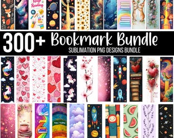 300+ Bookmarks PNG Bundle, School Bookmarks PNG, Birthday Bookmark, Printable Bookmark Sublimation, Fun Bookmarks For Kids, Reading PNG
