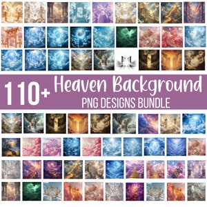 Más de 110 fondos PNG de cielo, Memorial de atardecer azul, morado y rosa en memoria amorosa, Escaleras y puerta del cielo, Descarga digital
